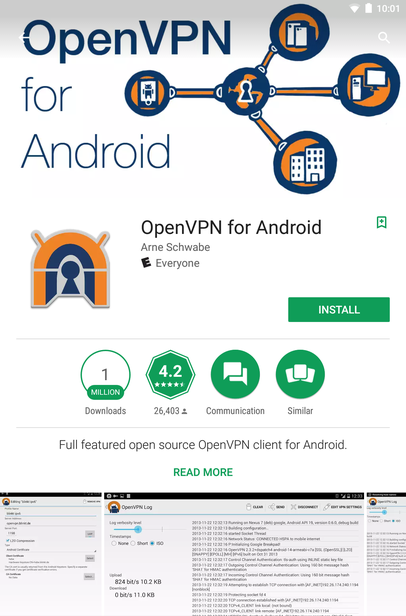 Google Play Store OpenVPN for Android Google Play Store OpenVPN for Android